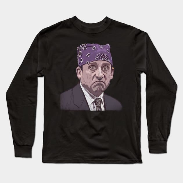 Michael Scott Long Sleeve T-Shirt by tawmek